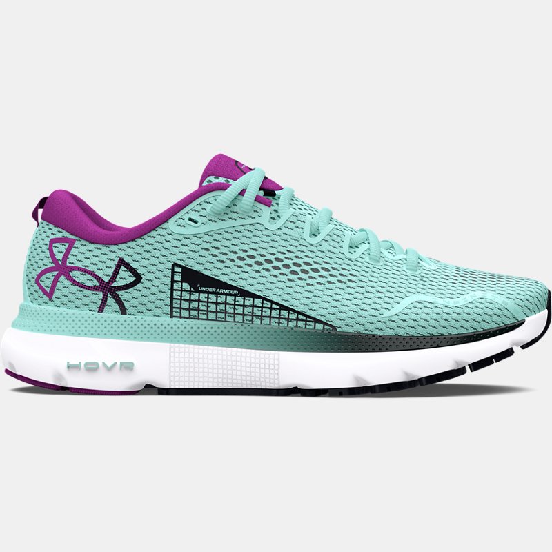 Women's  Under Armour  HOVR™ Infinite 5 Running Shoes Neo Turquoise / White / Mystic Magenta 8